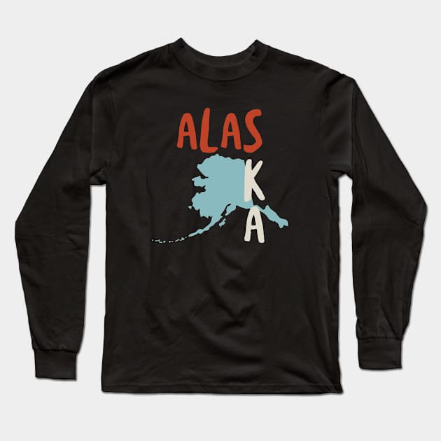 State of Alaska Long Sleeve T-Shirt by whyitsme